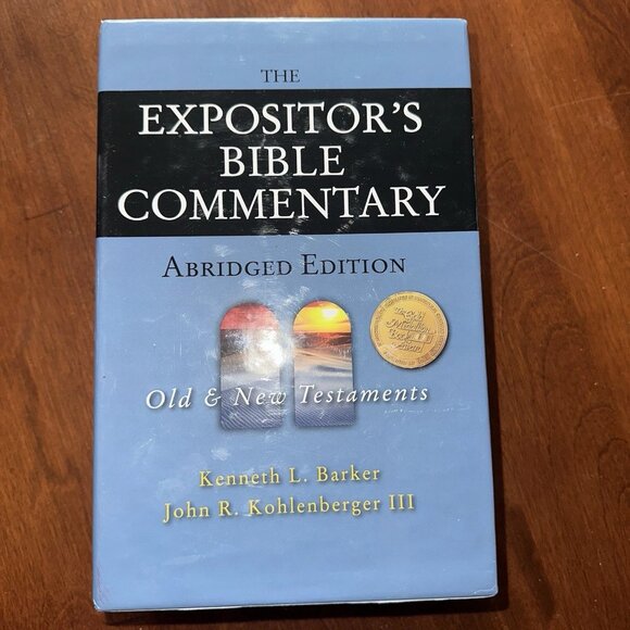 Boxed Set Expositor's Bible Commentary Old & New Testament Study Abridged Barker - Picture 1 of 5